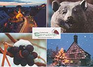 Postkarte Bermatingen Winter