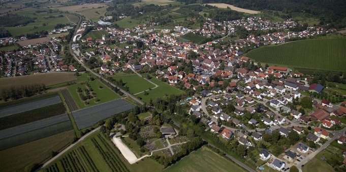 Luftaufnahme von Bermatingen